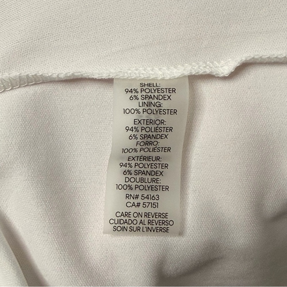 NWT Calvin Klein Cream Bell Sleeve Sheath Dress Size 10 Quiet Luxury Bridal LWD - Picture 8 of 9